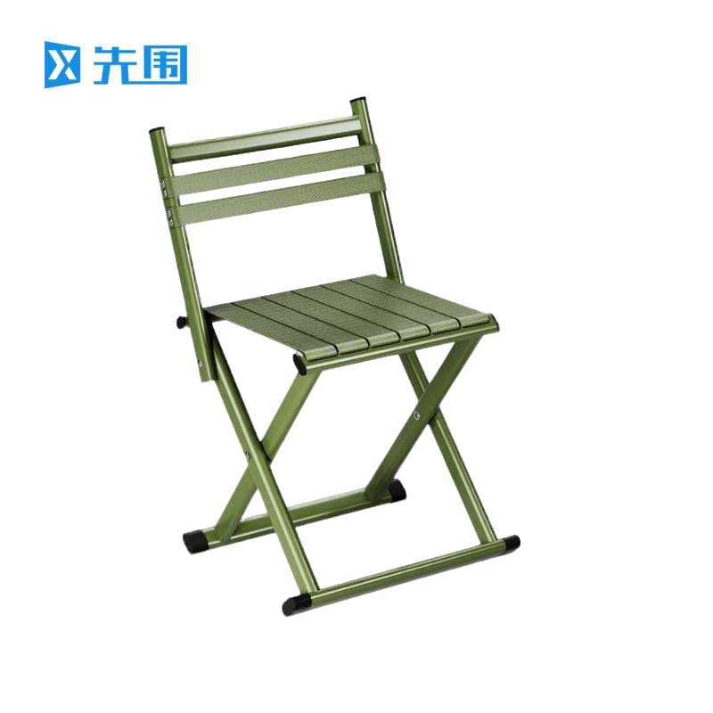 先围 便携折叠凳 崧绿中号靠背款 个高清大图