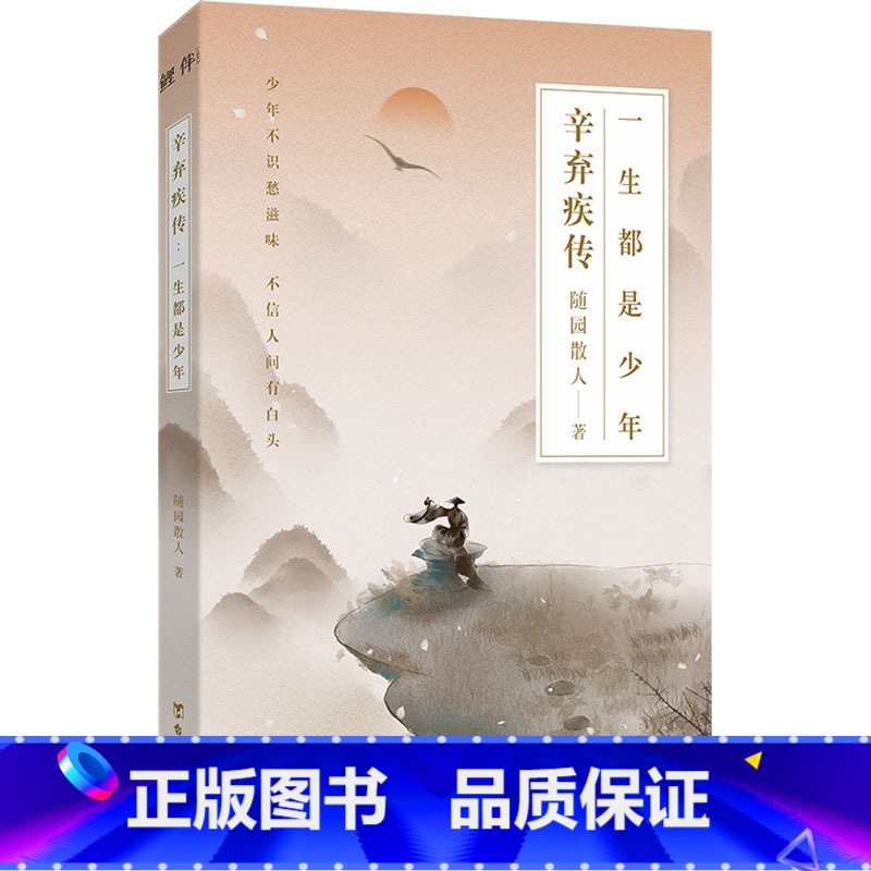 辛弃疾传:一生都是少年 【正版】辛弃疾传 一生都是少年 随园散人 著 历史人物文学 书店图书籍 台海出版社