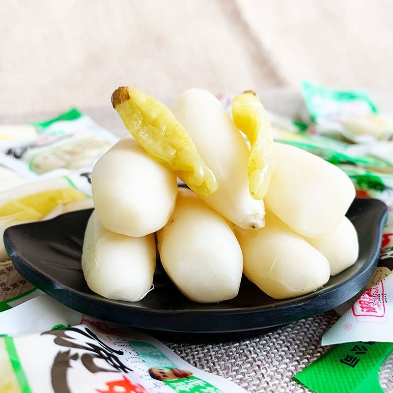馋萝卜头泡椒山椒酸辣脆爽口开胃萝卜条下饭菜泡菜散称零食图片