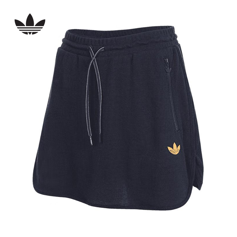 adidas阿迪达斯三叶草夏季女子运动休闲半身裙裙子JI7484