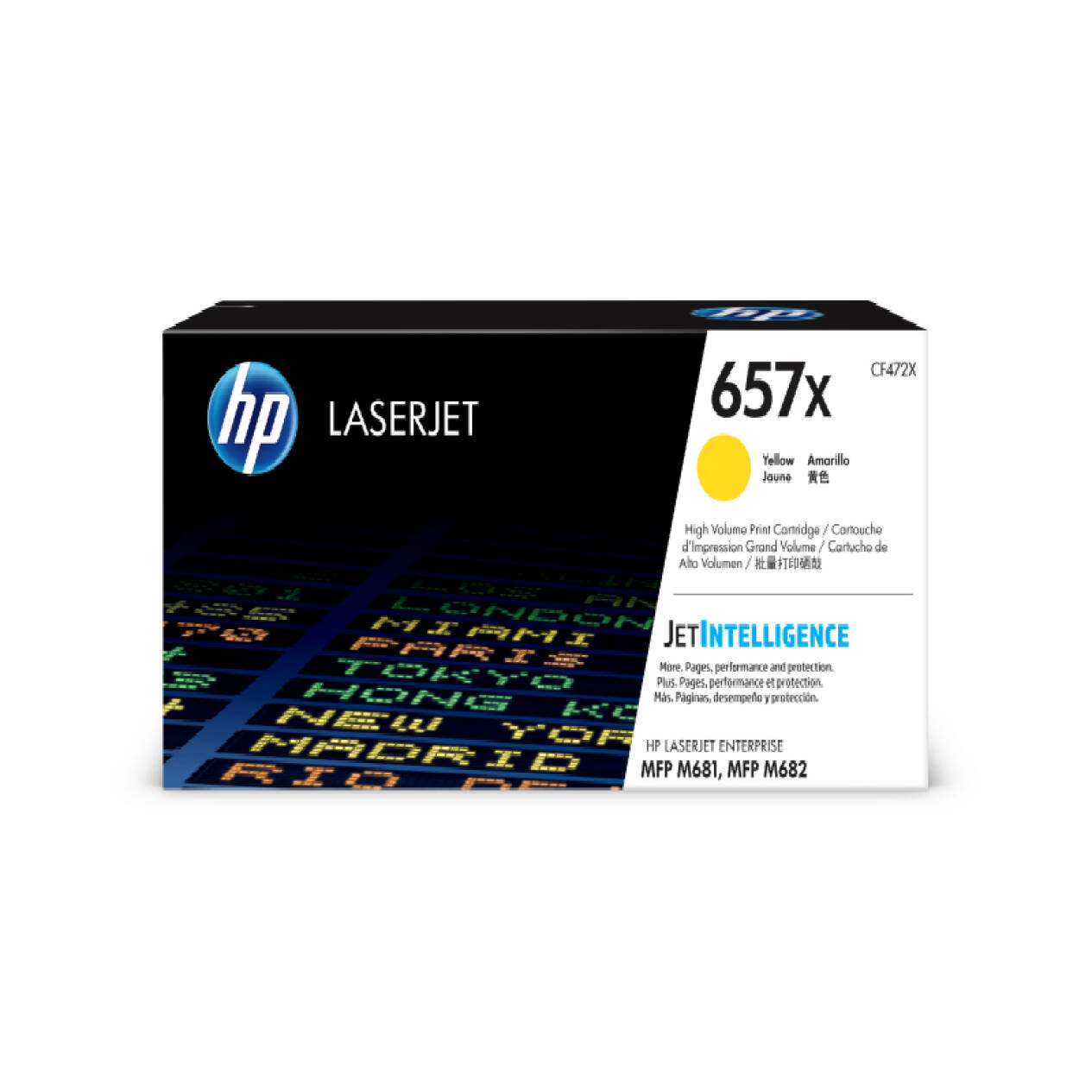 惠普(HP)CF472X 高容量黄色硒鼓 657X (适用MFP M681/682机型) DMS