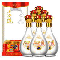 西凤酒 52度白酒 老西凤 铂金版 白酒整箱 新款礼盒装 送礼宴请 浓香型白酒 整箱6瓶 白酒礼盒装西风酒
