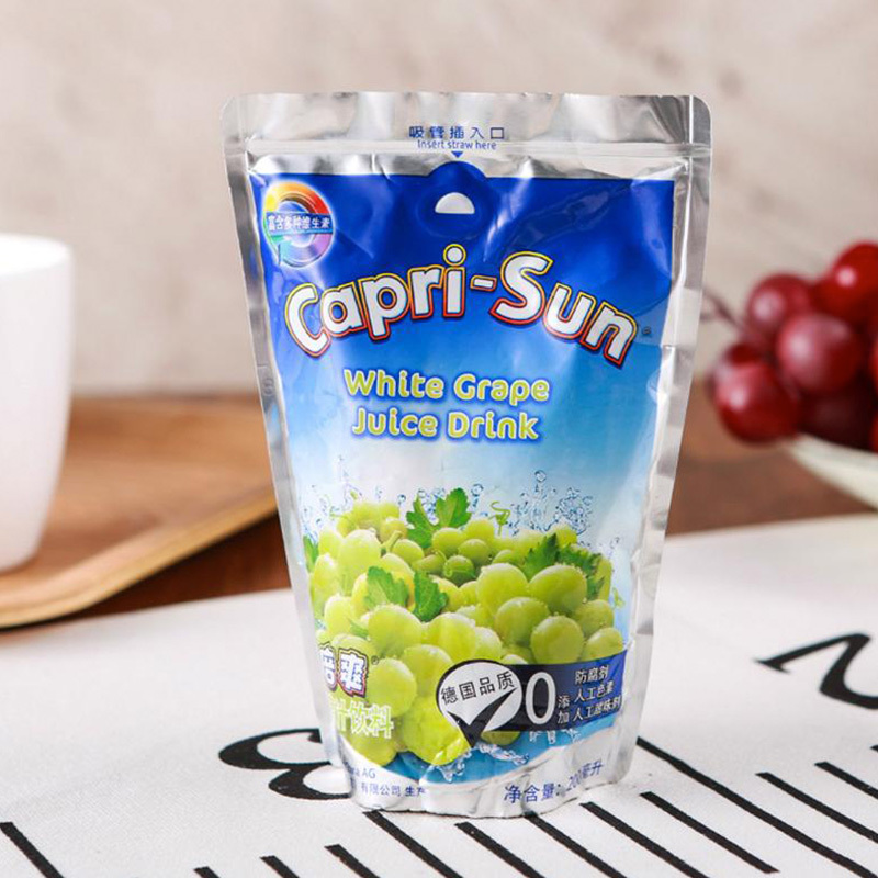果倍爽 [2份装]白葡萄汁200ml*6袋整盒装 儿童宝宝果汁饮料富含维生素