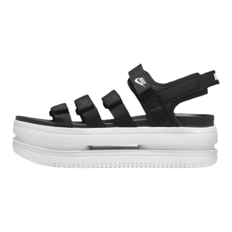 NIKE耐克ICON CLASSIC女子厚底魔术贴沙滩休闲凉鞋DH0223-001 ZPm高清大图