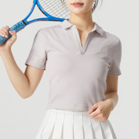 耐克短袖服装POLO衫女装2024夏季新款运动服翻领透气短款休闲短袖T恤上衣