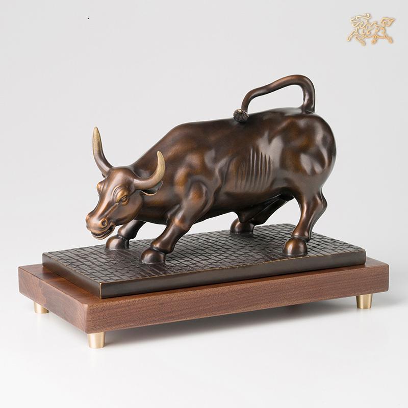 全铜摆件《华尔街牛》家居家居工艺品装饰品_4_918
