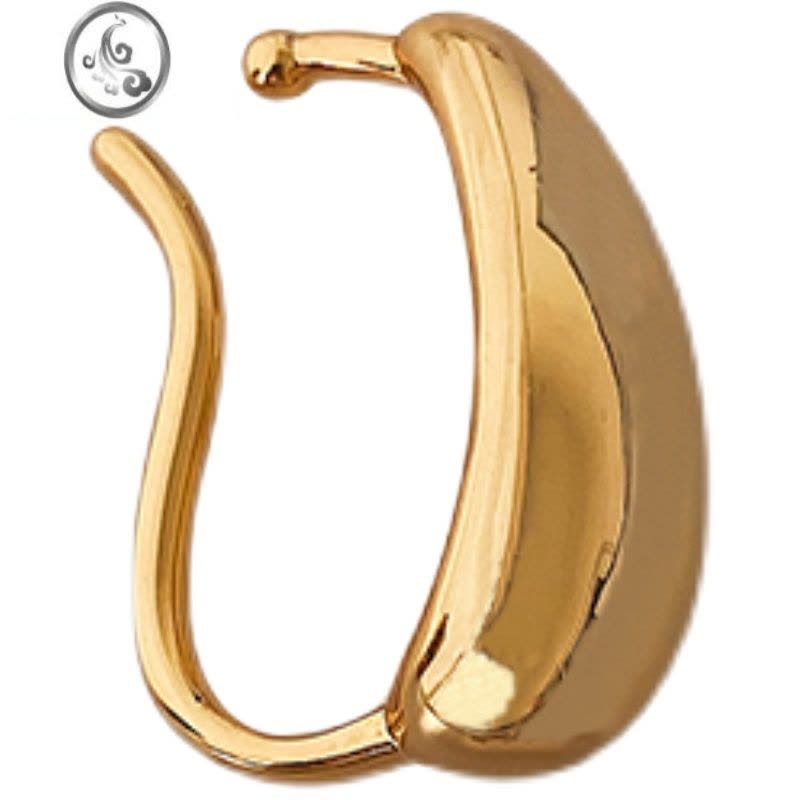 JiMiGWE新款潮水滴高保色耳骨夹简约日常气质无耳洞耳夹高级复古港味图片