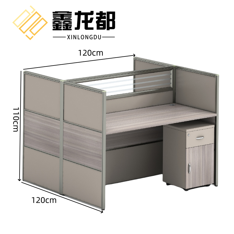 鑫龙都员工桌单人位张高清大图