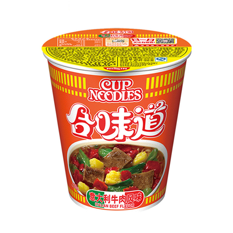 合味道(Cup noodles) 方便面组合装 杯面泡面快餐面 意大利牛肉风味12杯整箱装高清大图