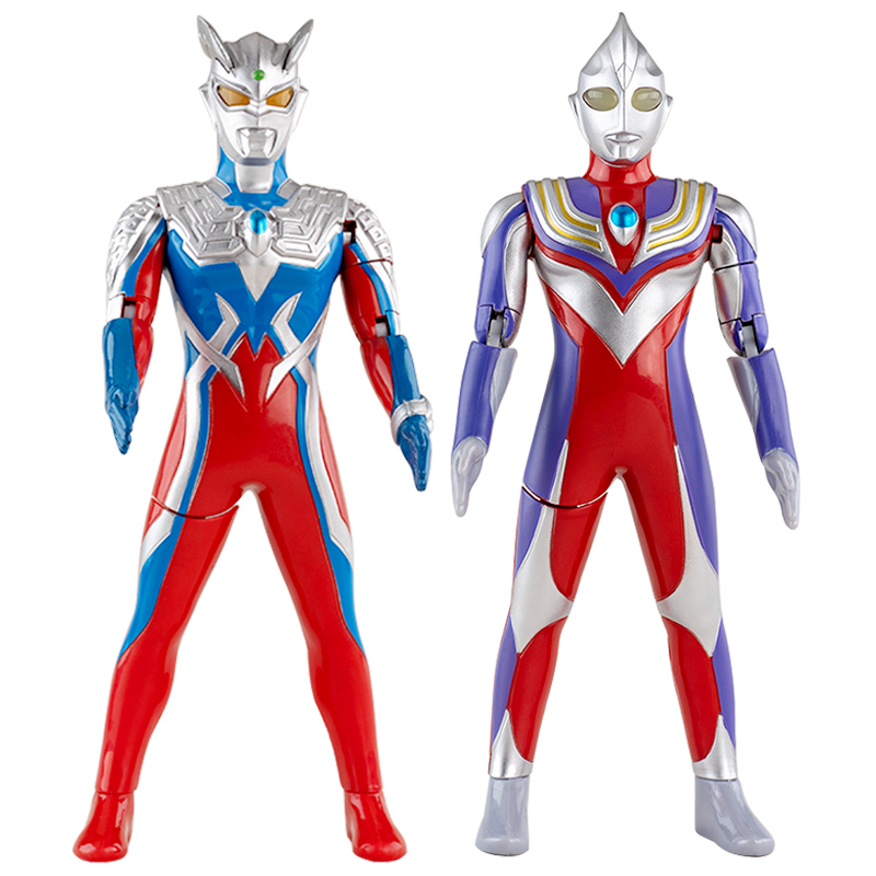 奥特曼玩具正版大号必杀系列迪迦赛罗泽塔捷德泰迦艾克斯可动人偶