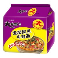 今麦郎 大今野老坛酸菜泡面5连包 方便面速食食品118g*5
