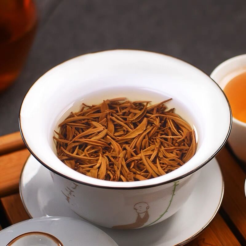 金骏眉红茶茶叶特级正宗武夷山金俊眉黄芽蜜香浓香型散装袋装500g高清大图