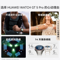 华为(HUAWEI)[新品]WATCH GT5 Pro钛空银46mm华为智能手表玄玑感知系统进阶运动情绪健康助手长续航新款