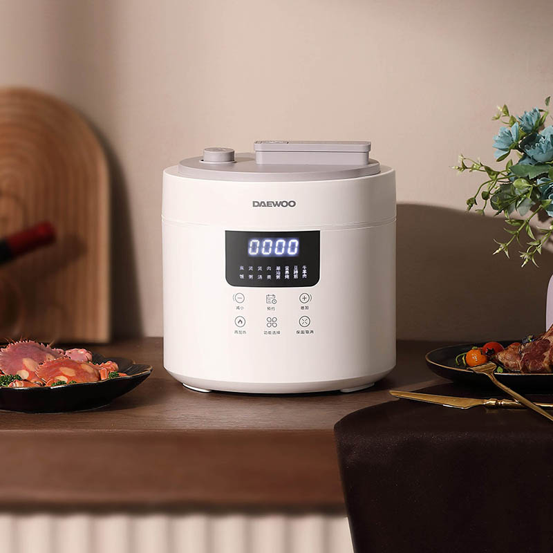 大宇(DAEWOO) 高压炖煮家用智能多功能4L电压力锅DYYL-4027 星云白 4L