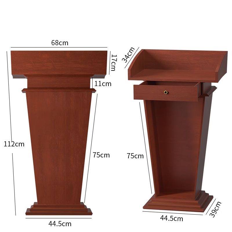 悦兴诚演讲桌68*39*112cm张高清大图