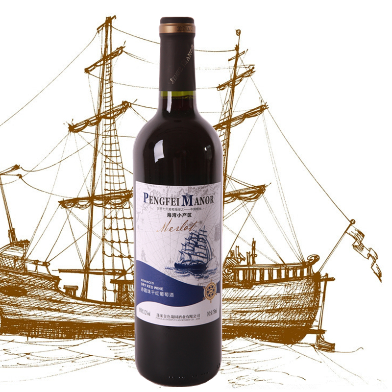 PengfeiManor法国原酒进口红酒龙船干红葡萄酒750ml