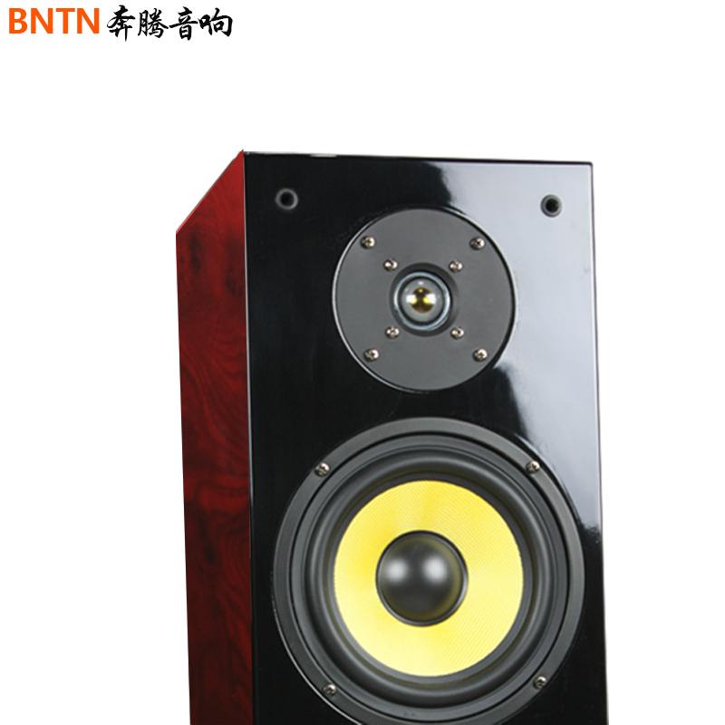 奔腾(BNTN)前置音响 家庭影院主音箱 2.0声道HiFi/木质/高保真落地箱 需搭配功放 送音箱线10米 加州2号