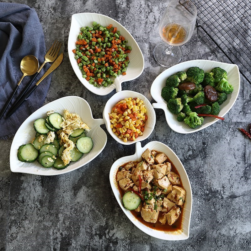 水果盘盘子吃饭炒菜饺子幼儿园西餐餐盘拍照辅食菜盘点心盘美食 8英寸