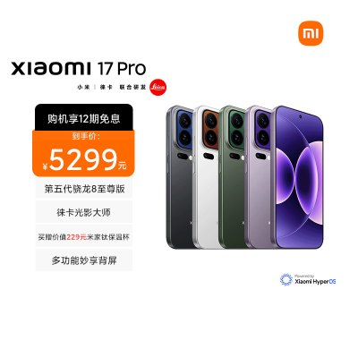 Xiaomi 17 Pro 白色 12GB内存 512GB存储