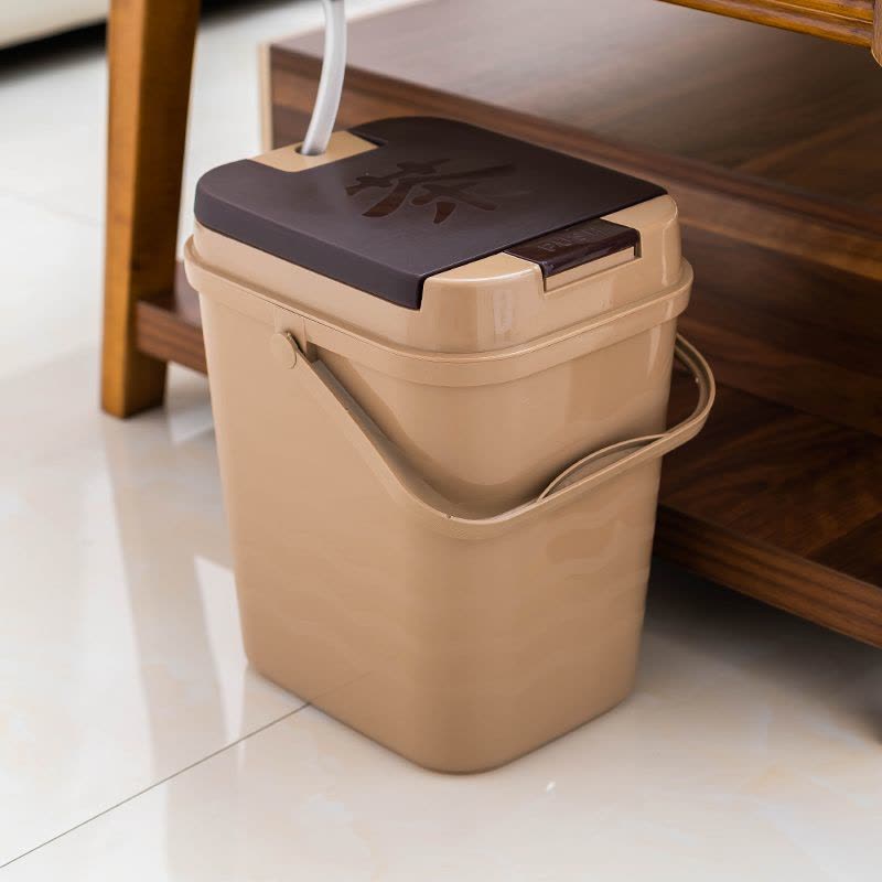 [补贴10%]茶水桶废水桶茶具配件茶盘茶桌排水茶台垃圾桶茶桶茶渣桶下水茶道图片