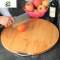 封后创意圆形砧板楠竹菜板厨房砧板擀面板实心双面切菜板剁菜墩子 FENGHO 圆型特厚直径40CM厚3.0CM送28厘米擀