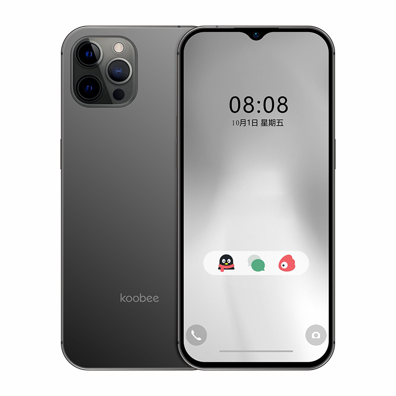 koobee/酷比P70 6GB+64GB 雾海蓝 大内存全面屏智能手机曲面千百元便宜超薄大屏4G游戏安卓学生价老年人手机