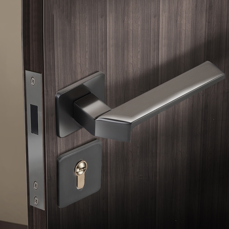 分体卧室门锁家用室内理线家门木门通用型低躁磁吸门把手参数