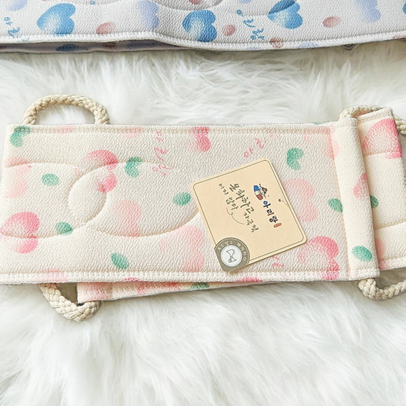 阿里郎 蜜桃拉背澡巾 2条装(颜色随机发)高清大图