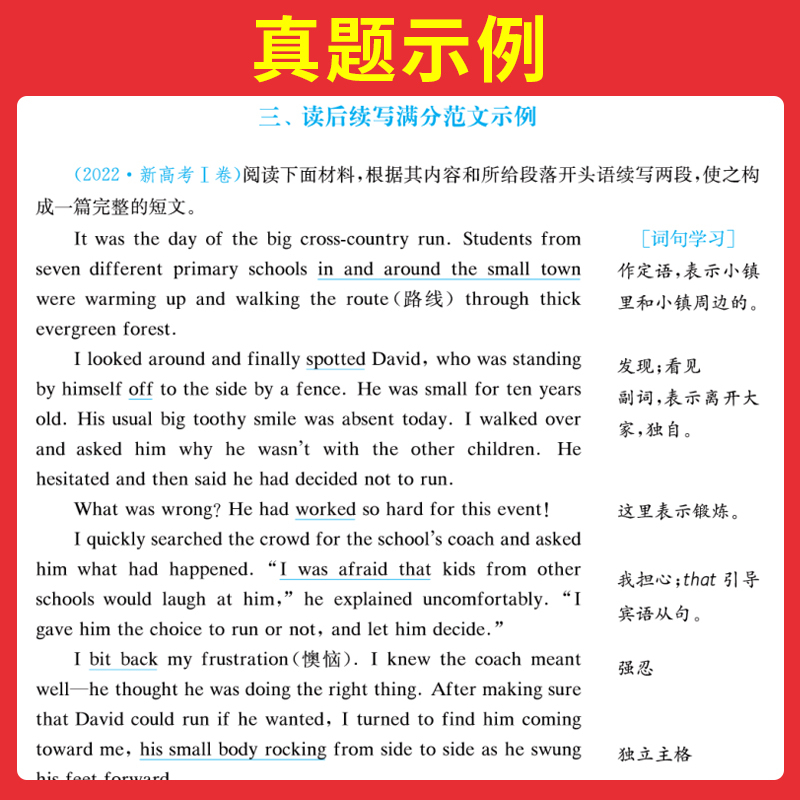 语文满分作文+作文素材 全国通用 [正版]高考英语满分作文高中英语作文素材满分范文高中英语专项训练英语作文写作技巧作文公