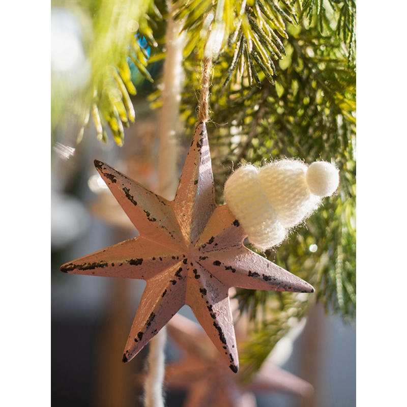 家柏饰(CORATED)Christmas实木圣诞树挂件装饰吊球摆件轻奢橱窗桌面INS少女心高清大图