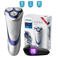 飞利浦（Philips） 电动剃须刀 干湿两用旋转式刮胡刀 充电式三刀头全身水洗 星球大战系列SW3700 R2D2版