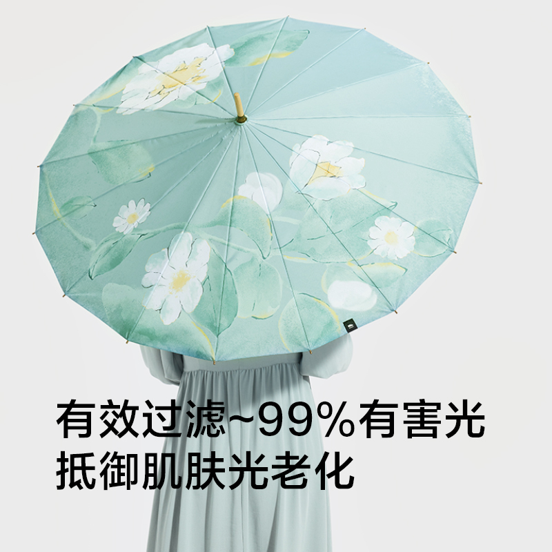 蕉下江南复古折叠晴雨伞中国风古风防晒遮阳太阳伞女两用防紫外线