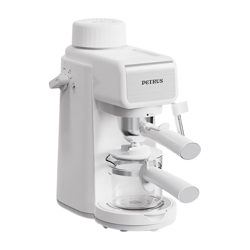 柏翠咖啡机高压萃取绵密奶泡操作简单轻松上手PE2160WH