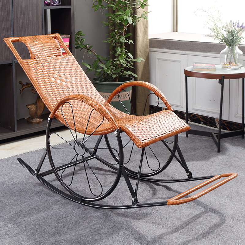 摇椅躺椅大人摇摇椅午睡椅懒人阳台休闲椅逍遥椅家用沙发闪电客老人