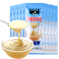熊猫炼乳12g*50袋 小包装甜品烘焙原料 蛋挞液奶茶咖啡原料 家用早餐米昔面包酱 饼干鹰唛炼西米露材料