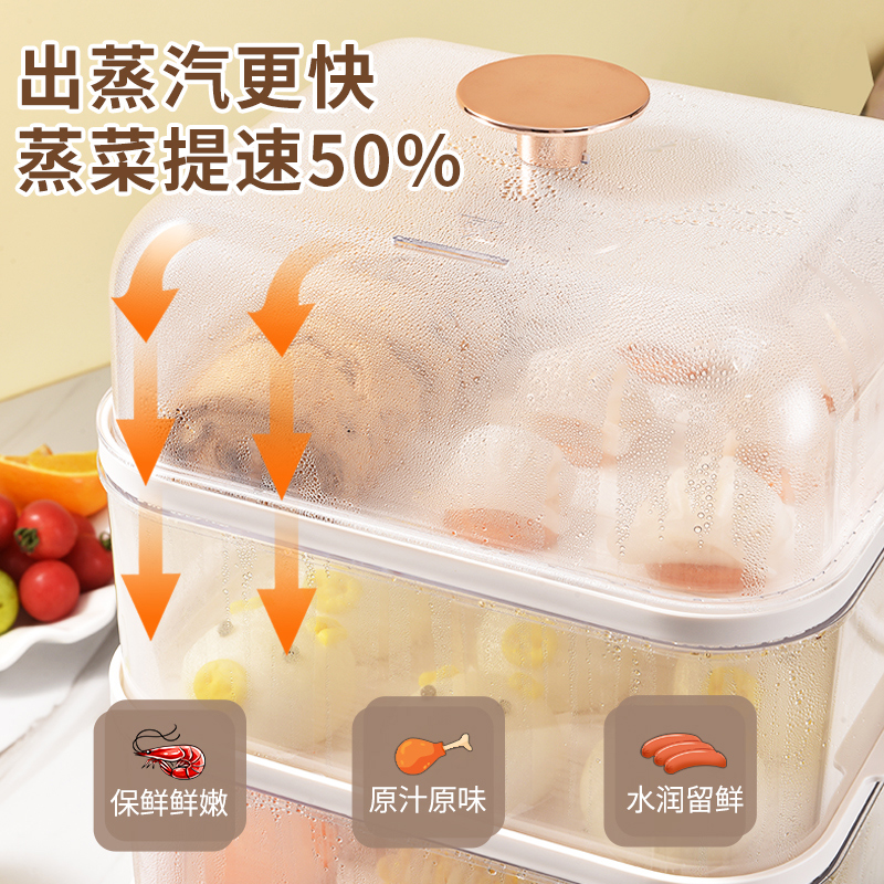 KIYERSY电蒸箱YD-ZX03A 白色高清大图