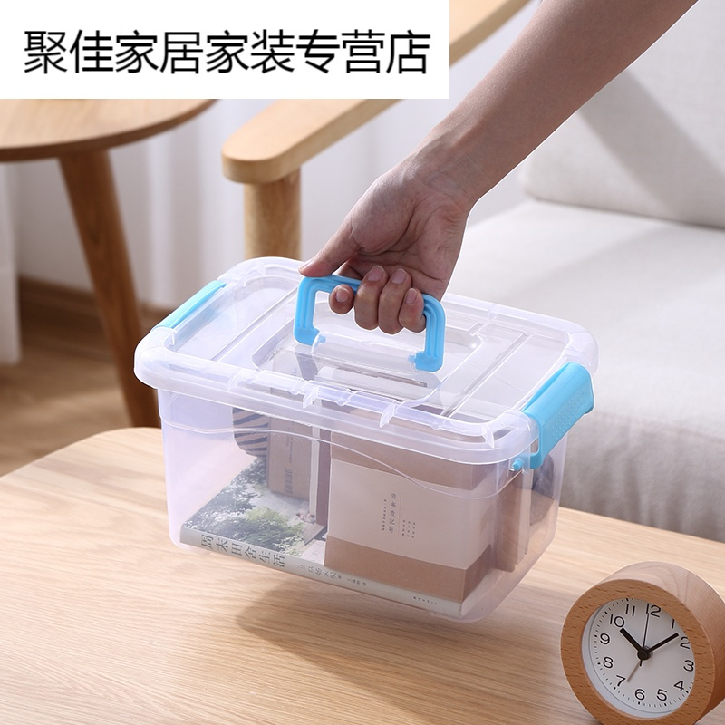家柏饰(CORATED)衣柜收纳箱有盖装衣服盒子整理储物盒小箱子家庭整理用具高清大图