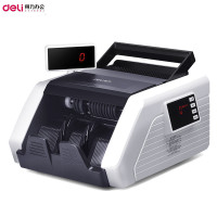 得力(deli)33308 点钞机验钞机 专用小型便携式办公智能家用 验钞机 双屏