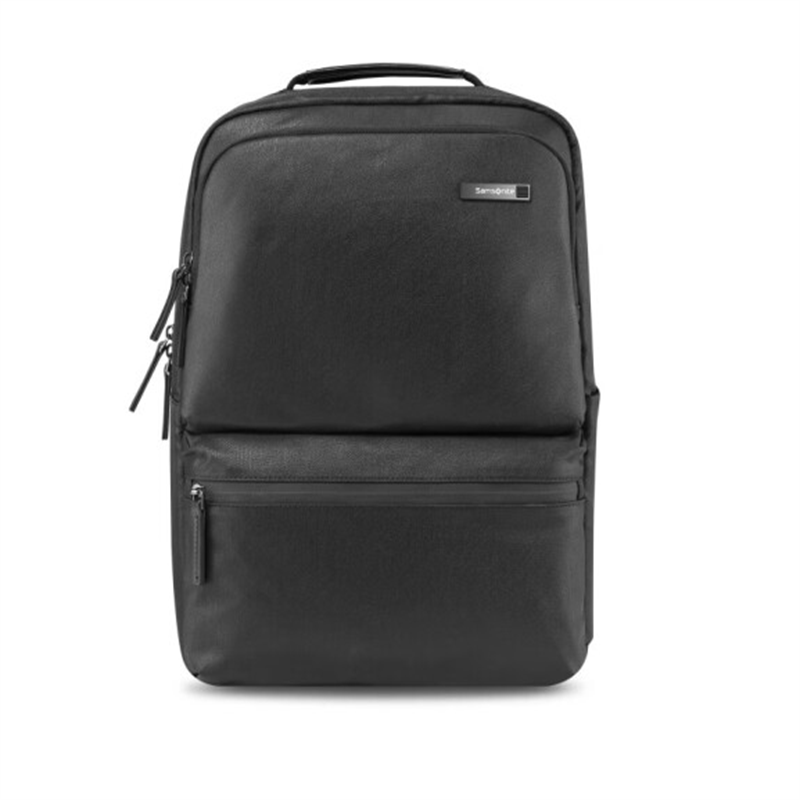 新秀丽samsonite双肩包商务旅行简约铭牌双肩包96q09034黑色偏远地区