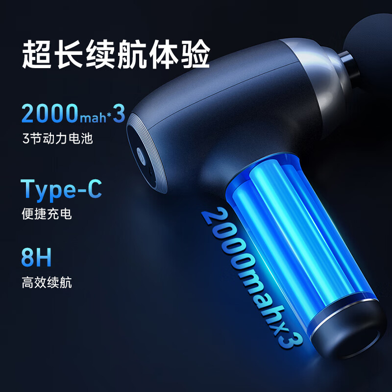 云康宝(Yolanda) 筋膜枪按摩器长续航低噪 CM40A高清大图