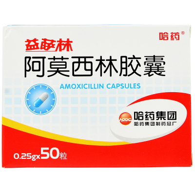 哈药&nbsp;阿莫西林胶囊&nbsp;0.