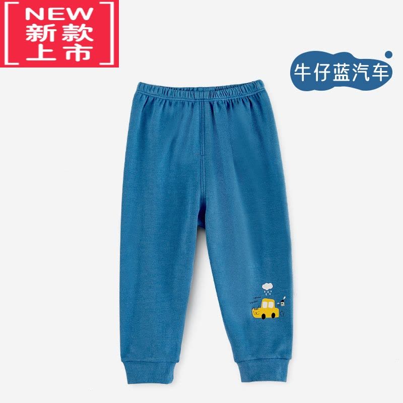 可莉允儿童秋裤宝宝春秋季a类打底裤婴儿睡裤男童保暖裤长裤子线裤图片