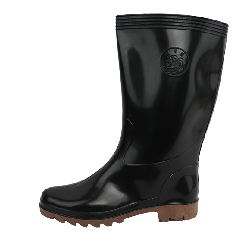 双安 PM95耐油食品靴 耐酸碱 模压靴 36码 黑色高清大图