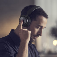 B&O beoplay HX 头戴式蓝牙无线耳机 自适应主动降噪音乐耳机/耳麦 炭黑色 张艺兴代言耳机