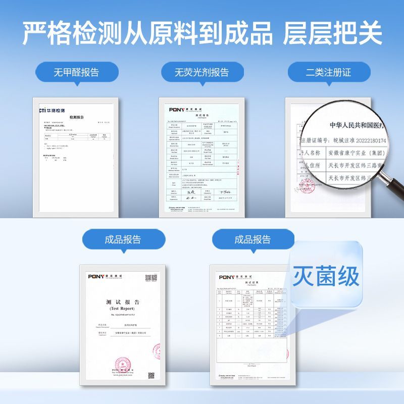 医用卫生巾械字号灭菌无菌纯棉姨妈垫巾经期护理垫[加长体验装]290mm*6片*1盒高清大图