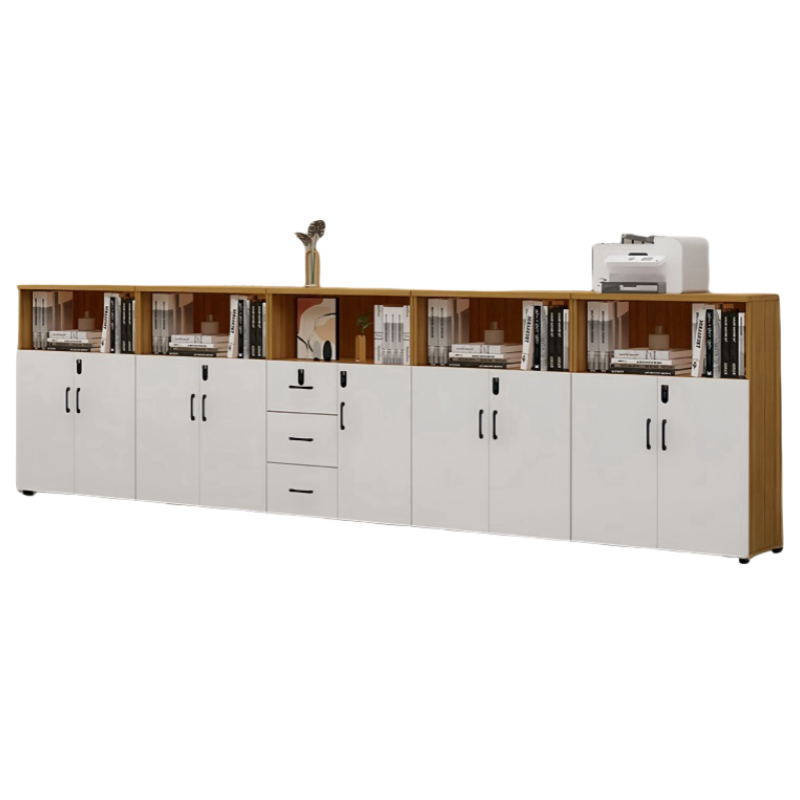 蕃蒂书柜九门三抽台高清大图