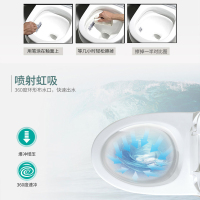 箭牌(ARROW卫浴盖板快拆缓降盖板座便地排喷射虹吸式大尺寸坐厕AB1118