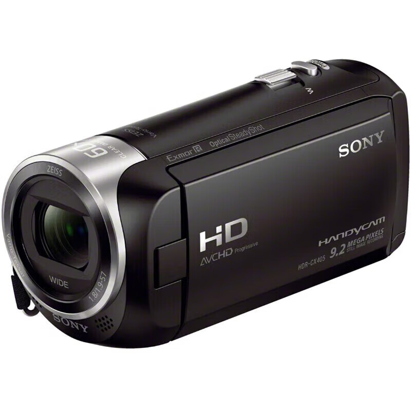 索尼 HDR-CX405 高清摄像机 学生家用手持防抖DV 旅游会议高清摄像机含相机卡、相机包、三脚架、读卡器高清大图