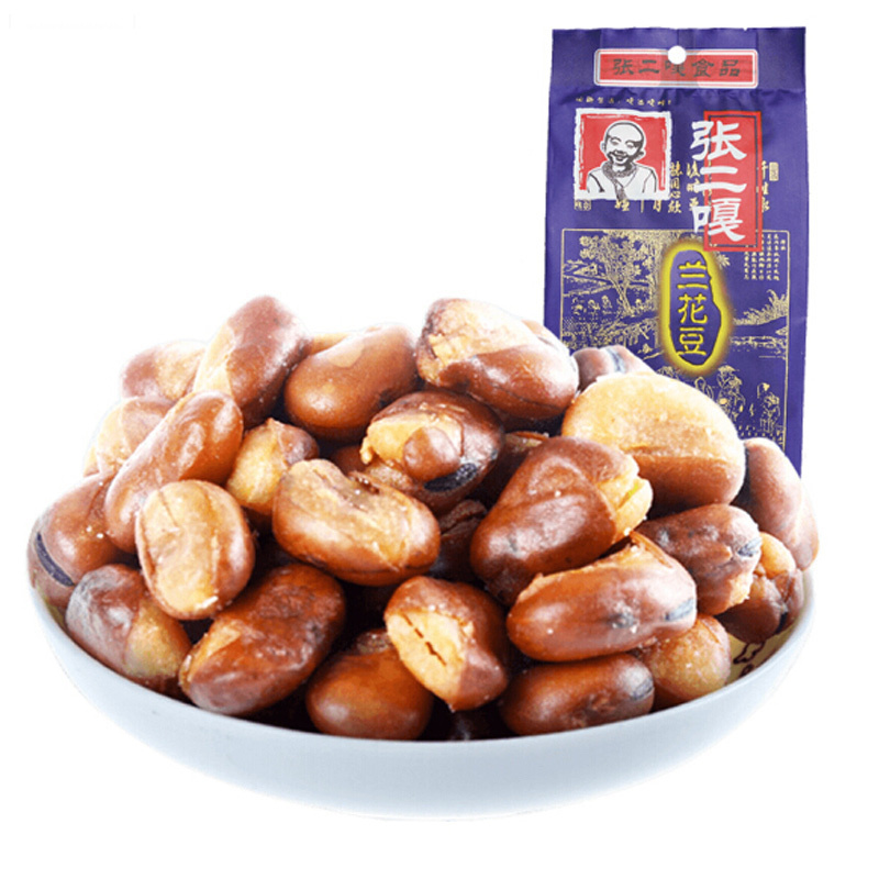 张二嘎兰花豆280g坚果蚕豆休闲零食