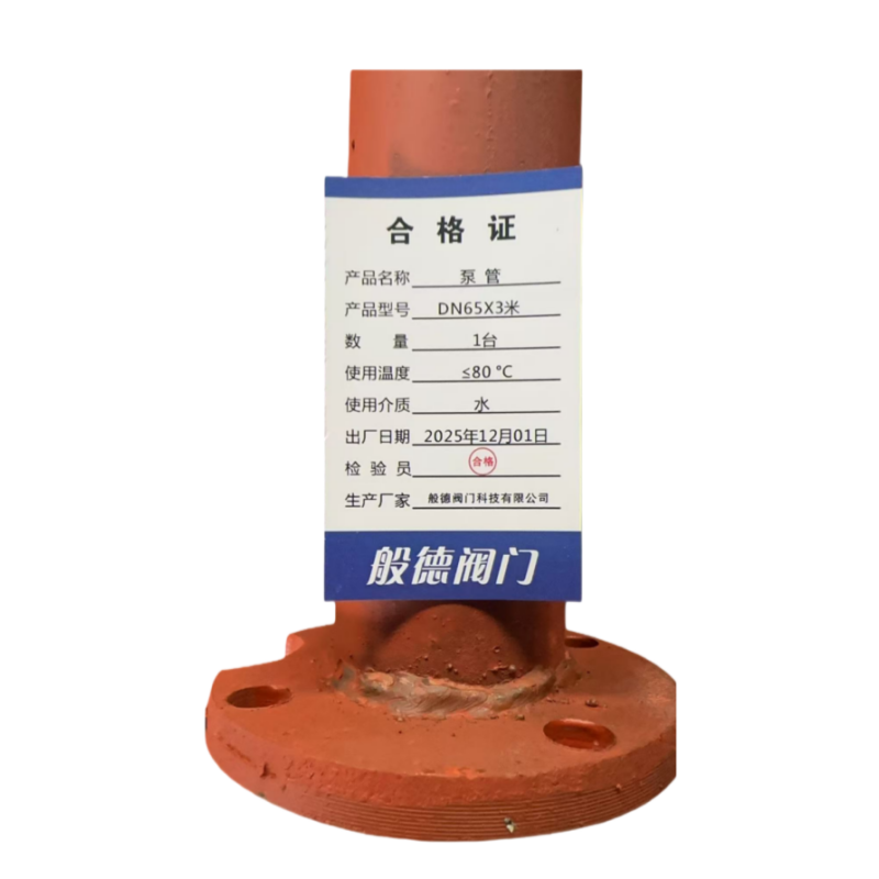 般德 泵管 DN65*3米 台高清大图